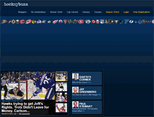 Tablet Screenshot of hockeybuzz.com